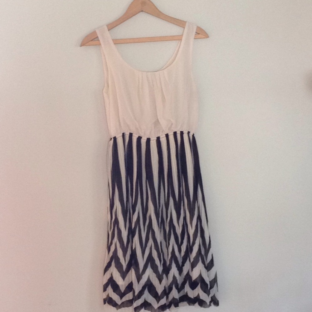 Black&Cream Tank Dress